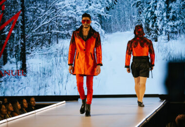 Model walks down the runway during NYFW 2024 | Madison Ave Magazine