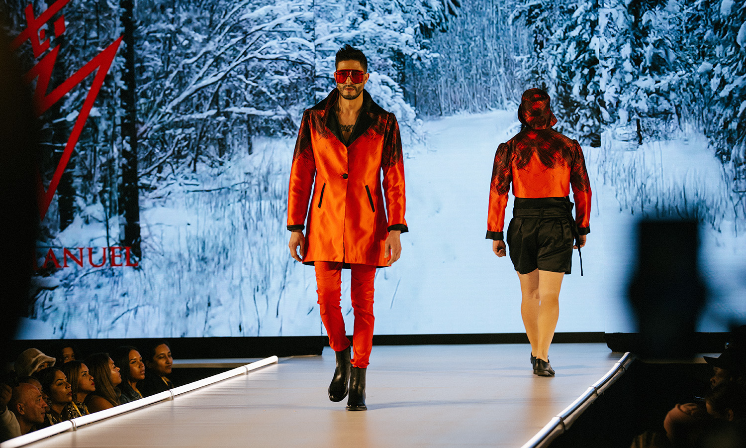 Model walks down the runway during NYFW 2024 | Madison Ave Magazine