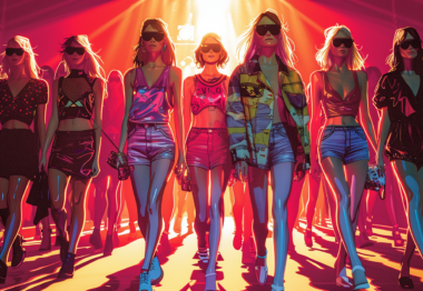 Models walking down the runway | Madison Ave Magazine
